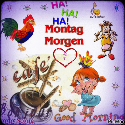Montag Morgen - Animovaný GIF zadarmo
