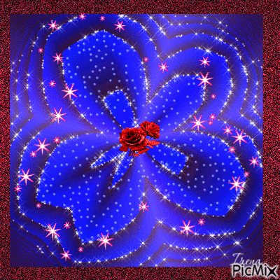 волшебный цветок - Darmowy animowany GIF