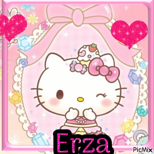Hello Kitty erza - Free animated GIF