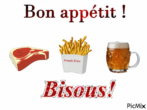 Bon appétit. - GIF animado grátis