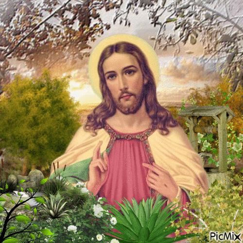 Jesus Nature 2 - Darmowy animowany GIF