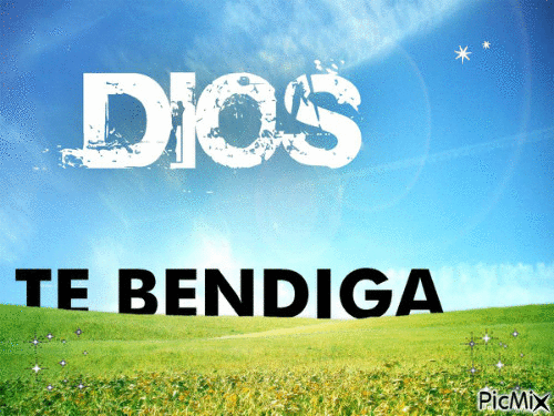 Dios te bendiga - Безплатен анимиран GIF
