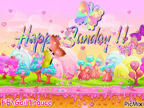 Happy Sunday - Gratis animerad GIF