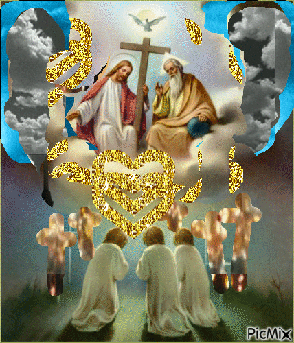 God is showering His love to us - Free animated GIF
