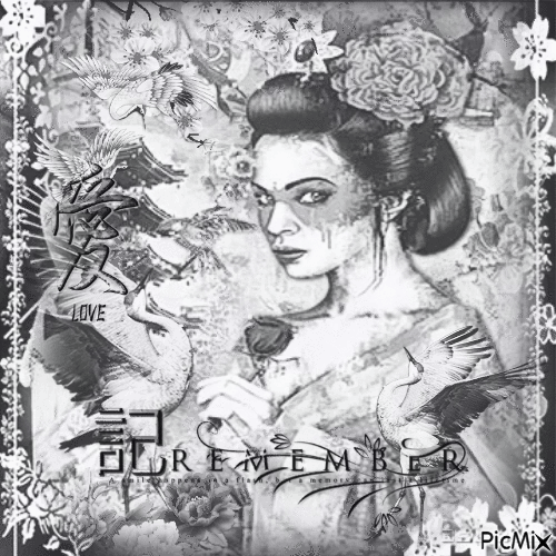 Oriental woman - Gratis animerad GIF