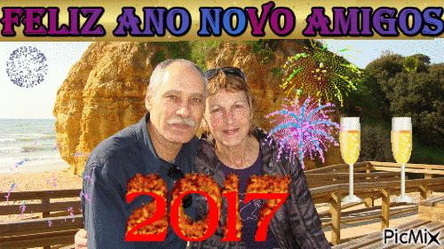 Ano Novo 2017 - Δωρεάν κινούμενο GIF