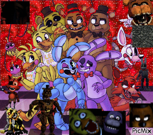 five night at freddys - Free animated GIF