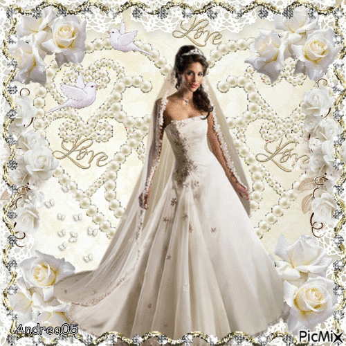 Lovely bride... - 免费动画 GIF