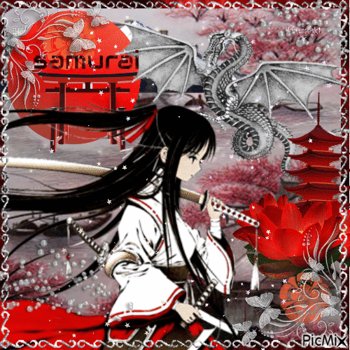 samurai - GIF animé gratuit