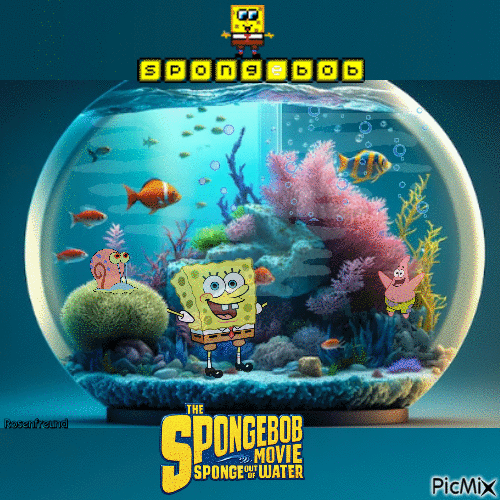 spongebob fish gif
