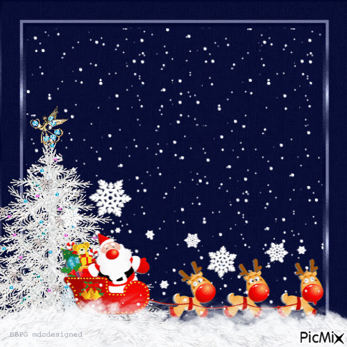 Christmas background - GIF animasi gratis