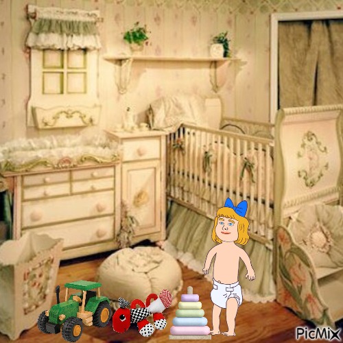 Baby with toys - PNG gratuit