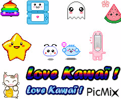 Love kawaï ! - Ingyenes animált GIF
