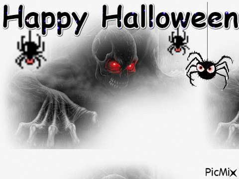 happy halloween - Besplatni animirani GIF