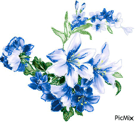 kvety - Animovaný GIF zadarmo
