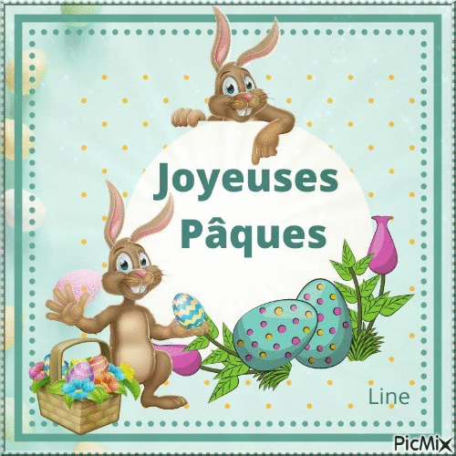 Joyeuses Pâques - 免费动画 GIF