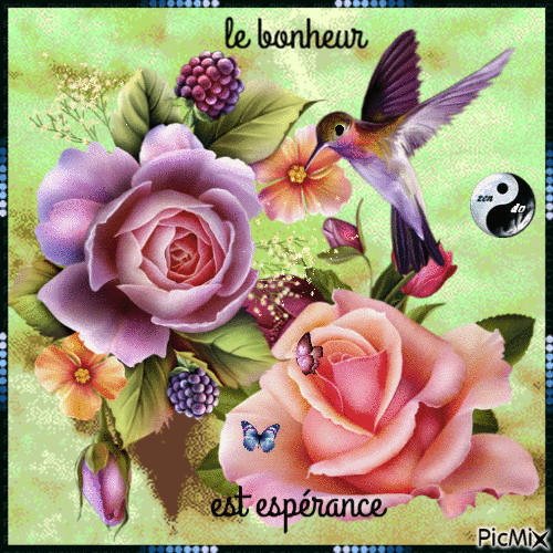 Bonheur- espérance - Ücretsiz animasyonlu GIF
