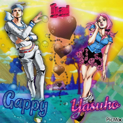 Yasuho & Gappy Love - GIF animado grátis