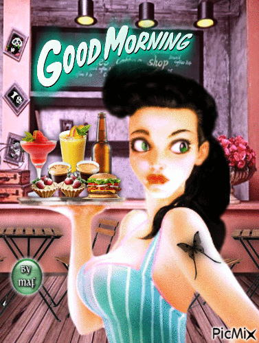 Good Morning - Ingyenes animált GIF