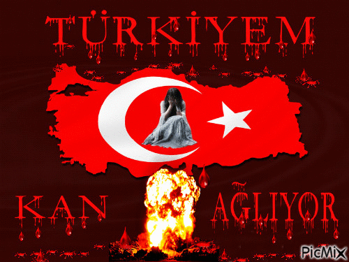 TÜRKİYEM KAN AĞLIYOR - 無料のアニメーション GIF