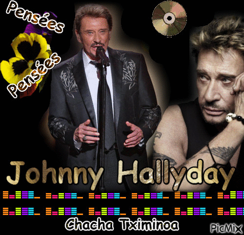 Johnny Hallyday - GIF เคลื่อนไหวฟรี