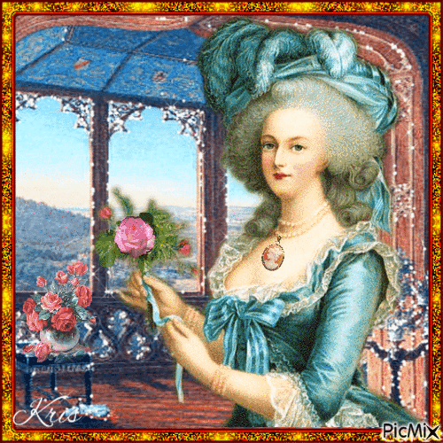 Marie-Antoinette - GIF animé gratuit