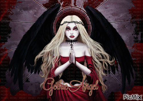 Gothic Angel - GIF เคลื่อนไหวฟรี