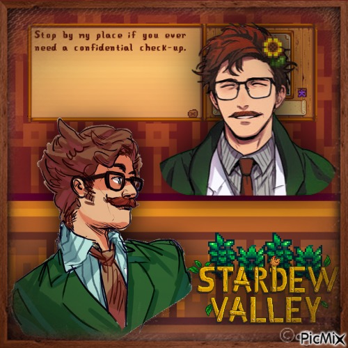 Dr. Harvey from Stardew Valley - ingyenes png