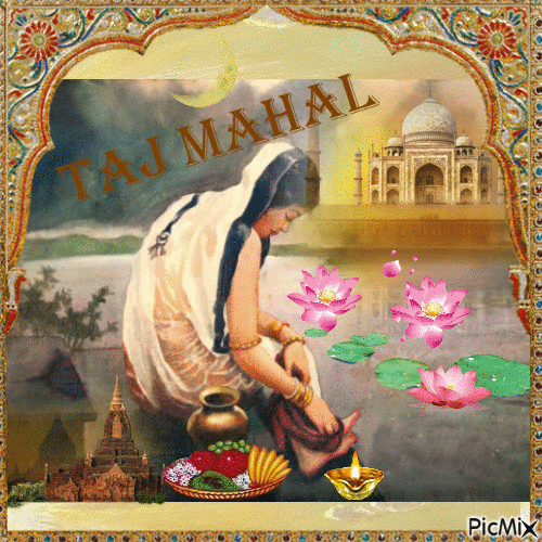 Taj Mahal - GIF animate gratis