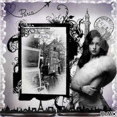 Lady In Paris - png ฟรี