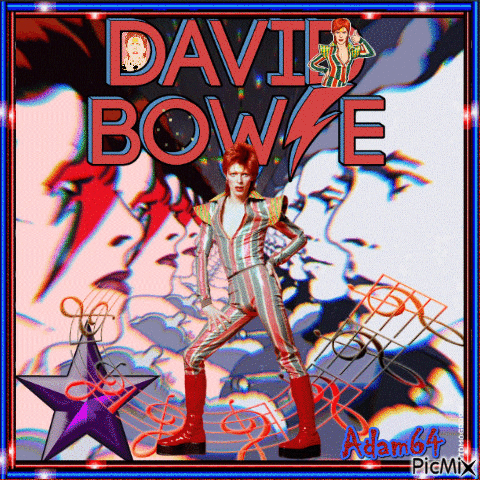 David Bowie contest - Zdarma animovaný GIF