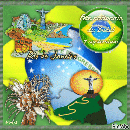 Fête nationale du Brésil - Free animated GIF