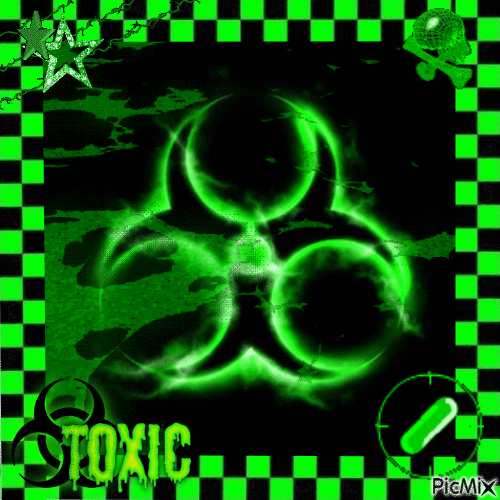 toxic green - GIF animado gratis