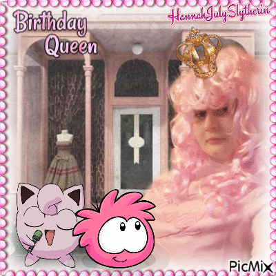 {♥}Birthday Queen{♥} - Animovaný GIF zadarmo