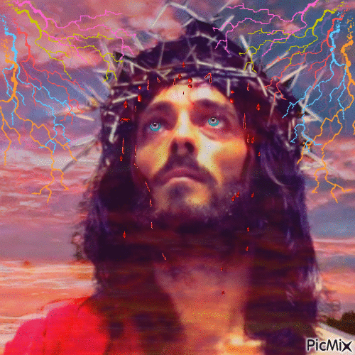 Gesù - Sangue di Cristo, Santificami - GIF animé gratuit