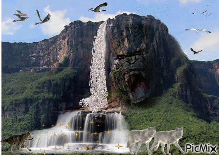 la cascade - Безплатен анимиран GIF