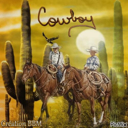 Cowboys par BBM - GIF animé gratuit