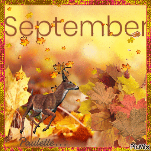 bonjour septembre - Gratis geanimeerde GIF