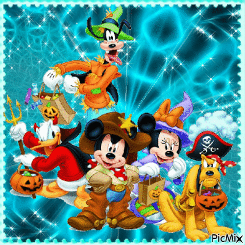Mickey og venner - Free animated GIF