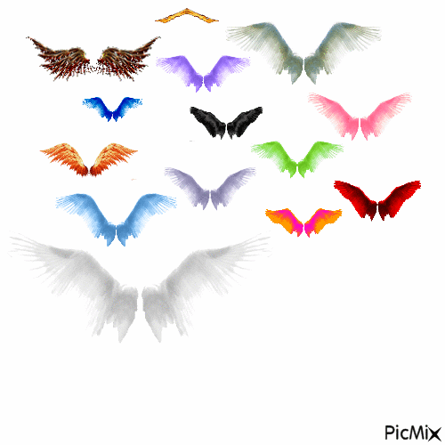 anjos voando - Ingyenes animált GIF