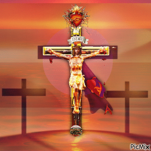 Gesù è Crocifisso - Darmowy animowany GIF