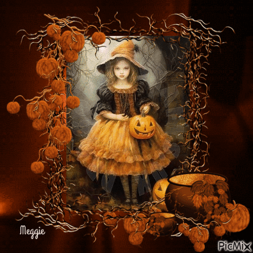 vintage halloween - Ücretsiz animasyonlu GIF