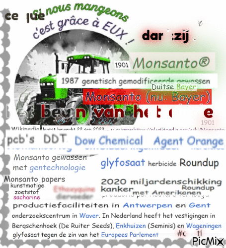 Monsanto nu Bayer - Ingyenes animált GIF