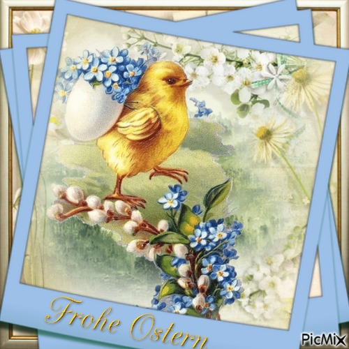 Frohe Ostern Karte - Free PNG