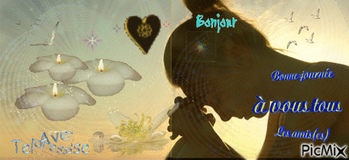 bonjour , bon jeudi - Darmowy animowany GIF
