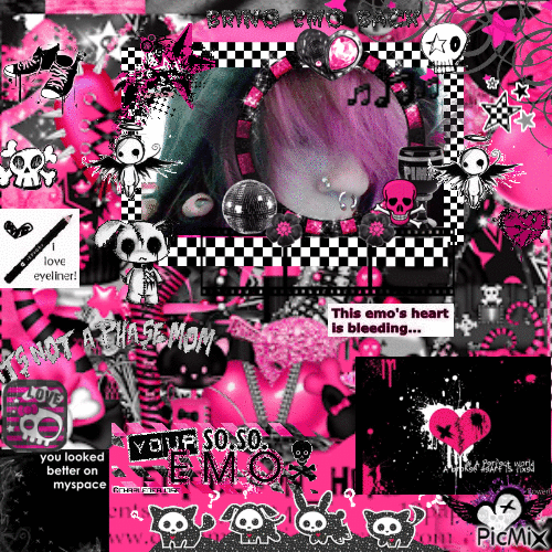 Emo Myspace Background 20 - Gratis geanimeerde GIF