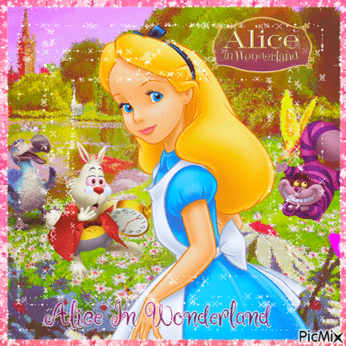 Alice In Wonderland - GIF animé gratuit