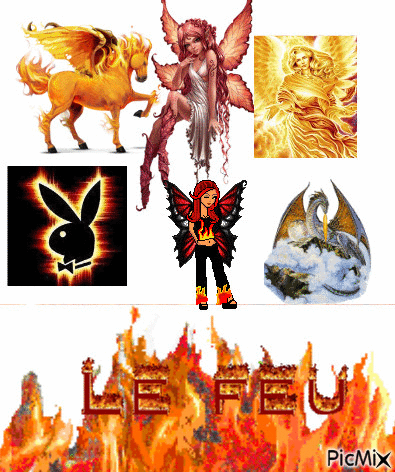 Le feu - Бесплатни анимирани ГИФ