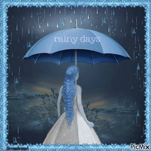 rainy Days - GIF animé gratuit