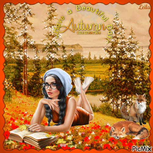 Autumn memories. Have a Beautiful Day - Darmowy animowany GIF